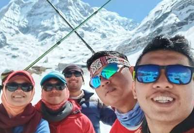 Amazing ABC Trekking with Ram the Guide