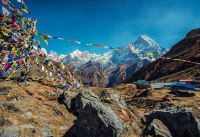 On the way to Annapurna Base Camp