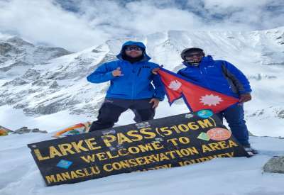 manaslu tsum valley map