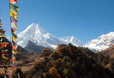 The world’s eight highest mountain, Mt. Manasalu