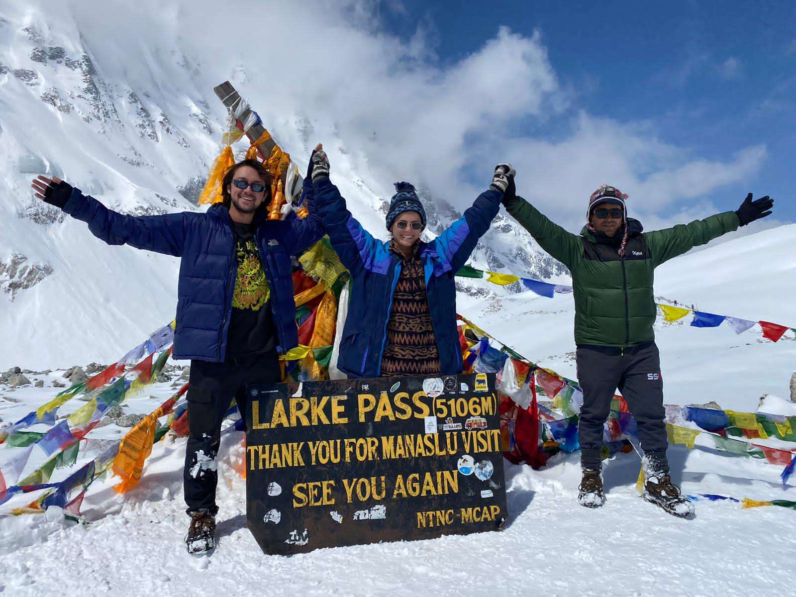 Larkya La Pass || Highest point on Manaslu Circuit Trek